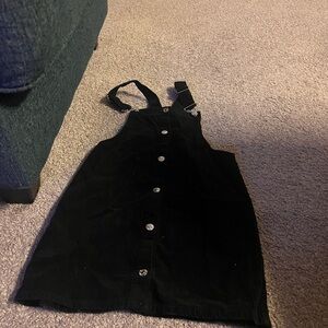 Black overall Dress